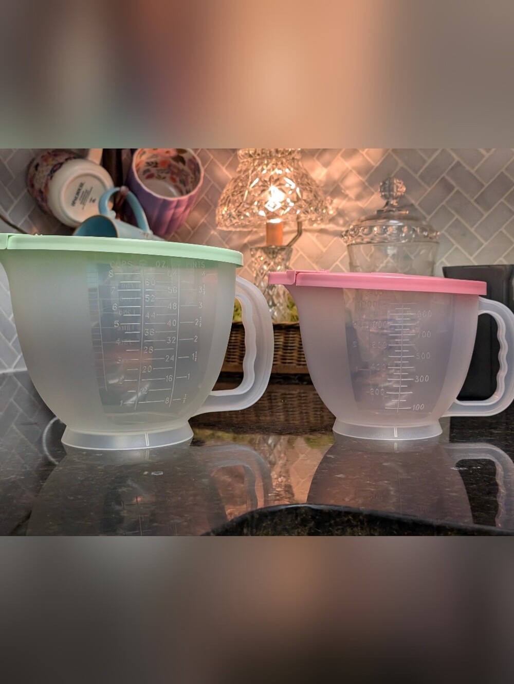 Tupperware Classic Mix-N-Store Pitcher Set,
